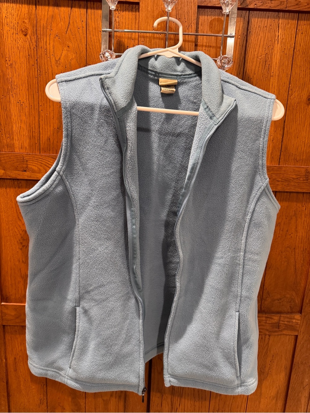 L.L. Bean Light Blue Women's Fleece Vest